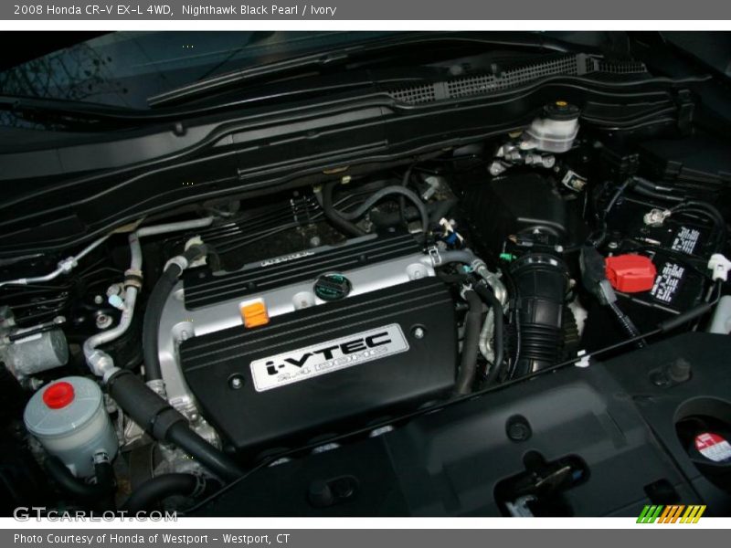Nighthawk Black Pearl / Ivory 2008 Honda CR-V EX-L 4WD