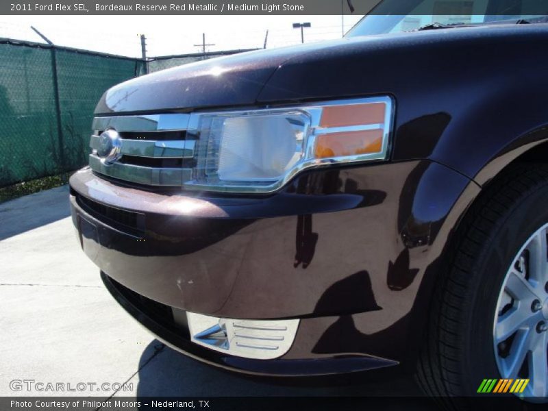 Bordeaux Reserve Red Metallic / Medium Light Stone 2011 Ford Flex SEL