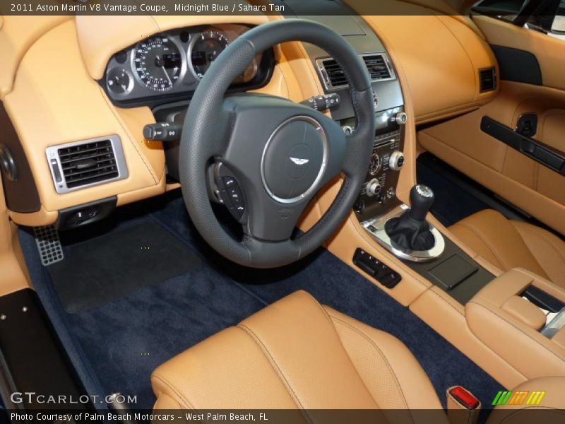 Sahara Tan Interior - 2011 V8 Vantage Coupe 