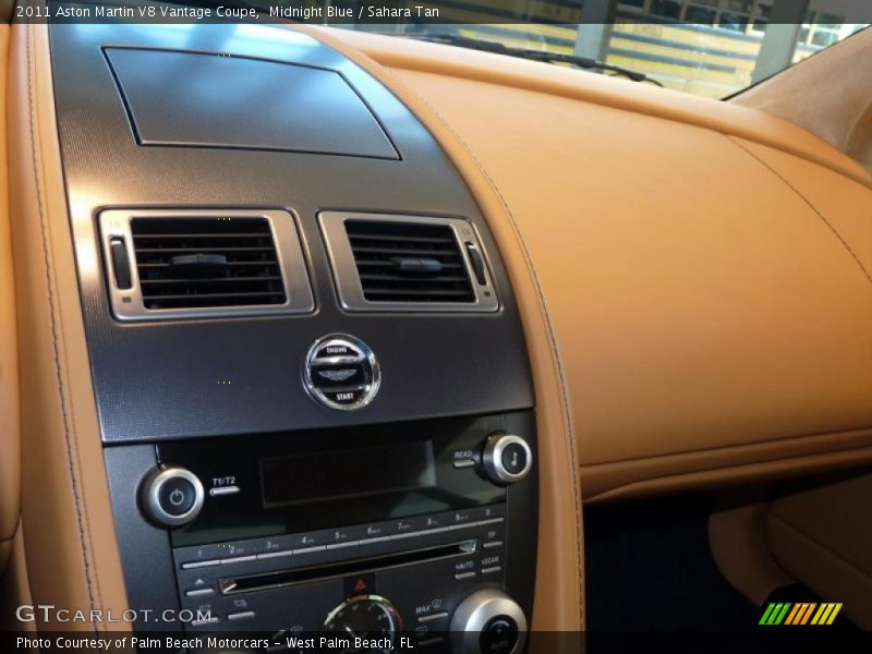 Controls of 2011 V8 Vantage Coupe