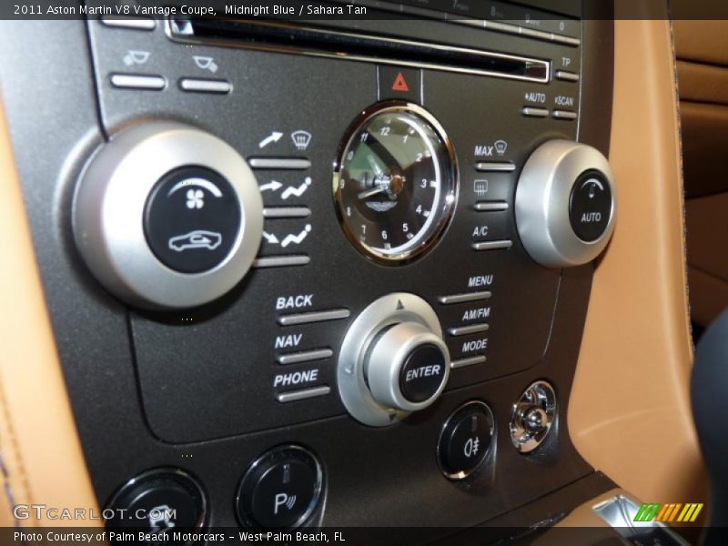 Controls of 2011 V8 Vantage Coupe