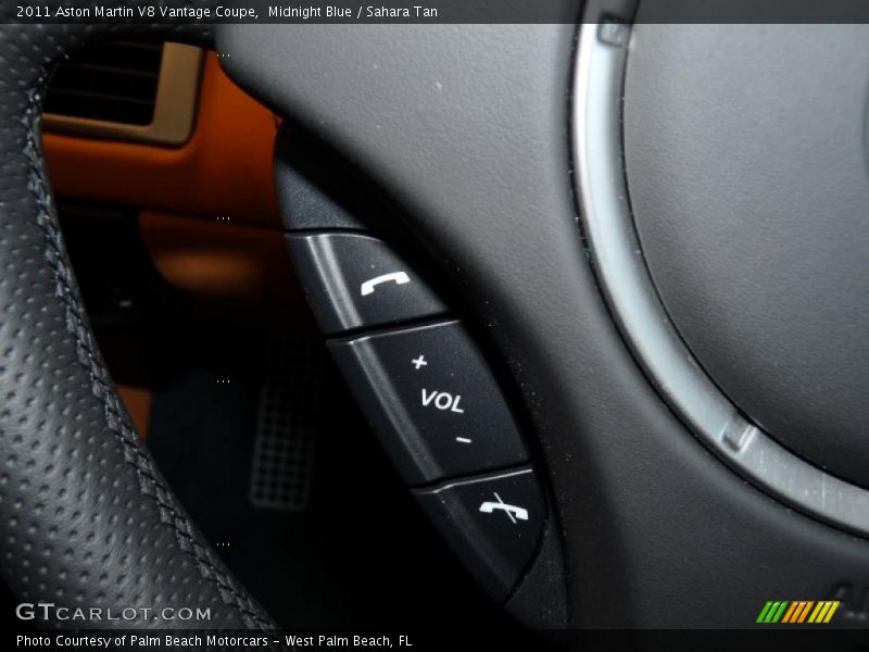 Controls of 2011 V8 Vantage Coupe