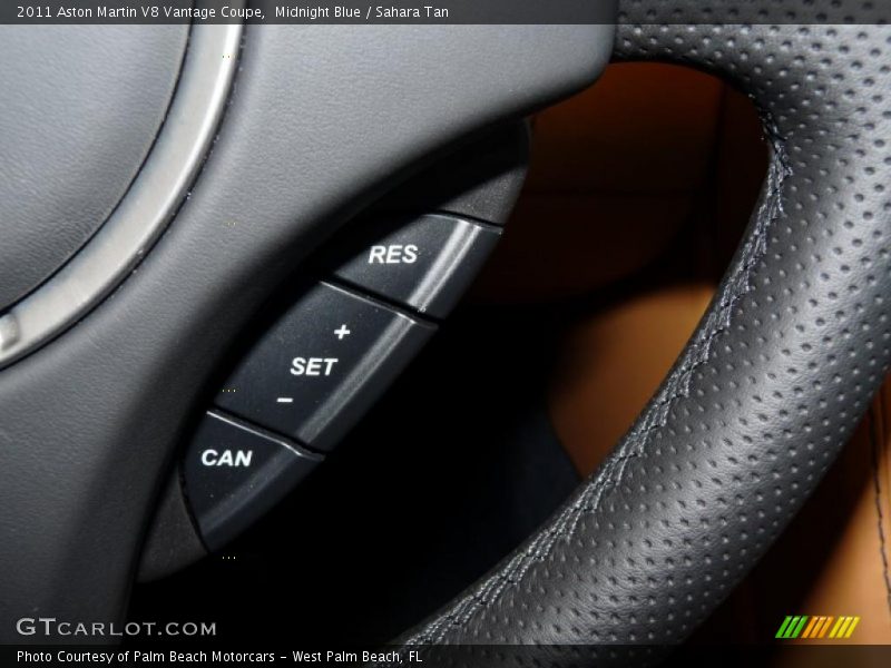 Controls of 2011 V8 Vantage Coupe