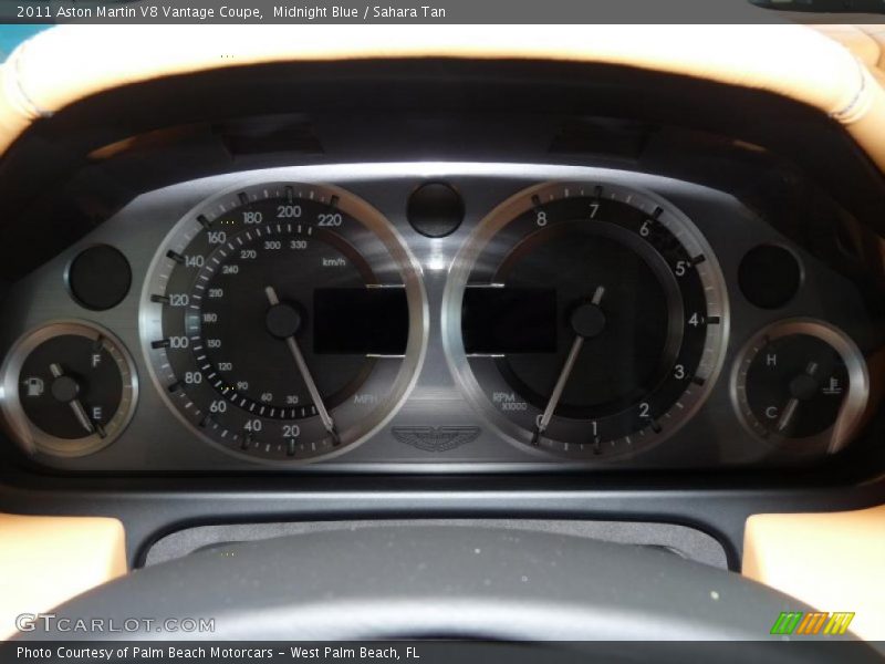  2011 V8 Vantage Coupe Coupe Gauges