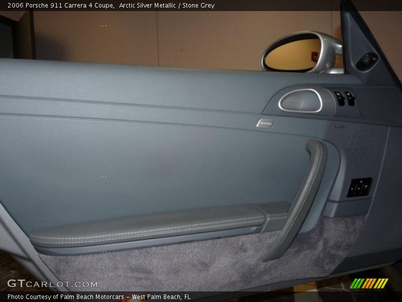Arctic Silver Metallic / Stone Grey 2006 Porsche 911 Carrera 4 Coupe