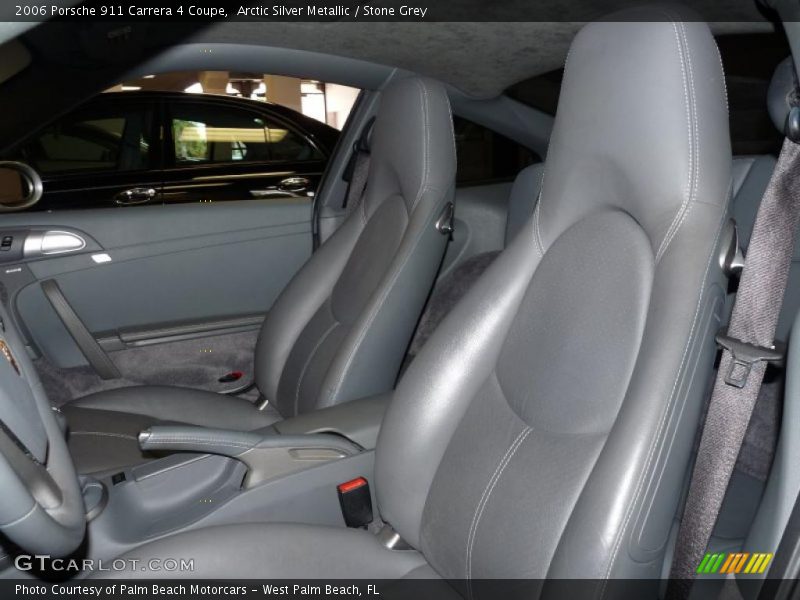 Arctic Silver Metallic / Stone Grey 2006 Porsche 911 Carrera 4 Coupe