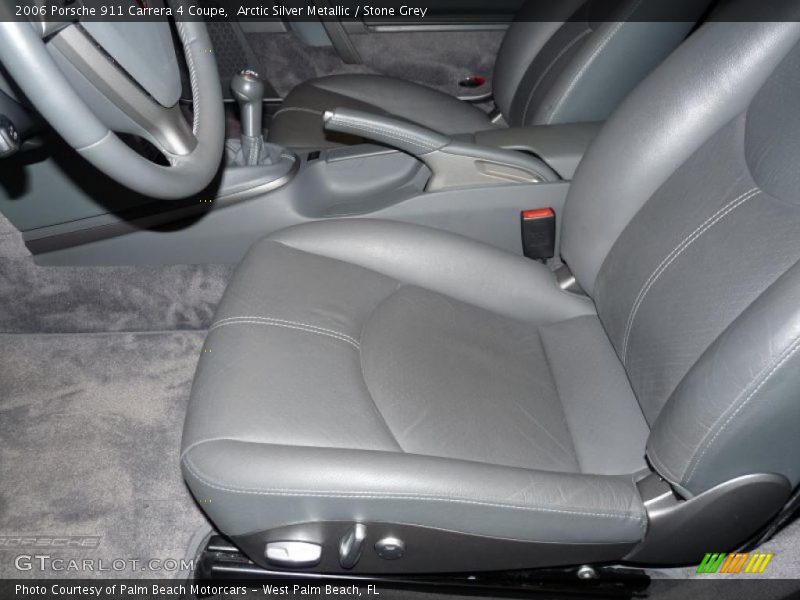 Arctic Silver Metallic / Stone Grey 2006 Porsche 911 Carrera 4 Coupe