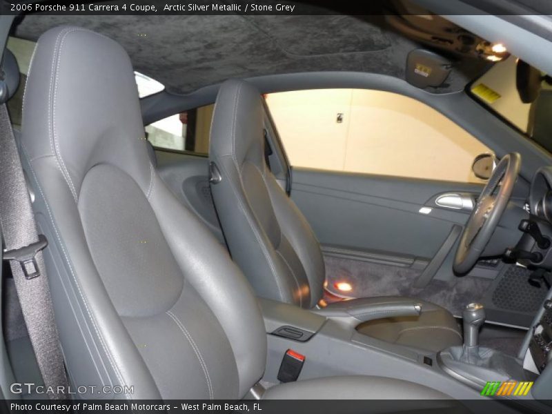 Arctic Silver Metallic / Stone Grey 2006 Porsche 911 Carrera 4 Coupe