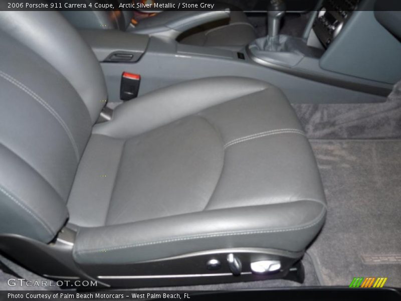 Arctic Silver Metallic / Stone Grey 2006 Porsche 911 Carrera 4 Coupe