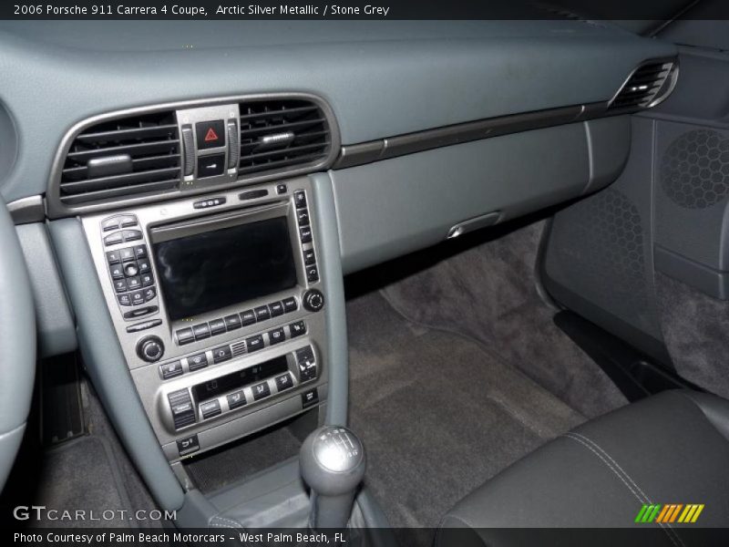 Arctic Silver Metallic / Stone Grey 2006 Porsche 911 Carrera 4 Coupe