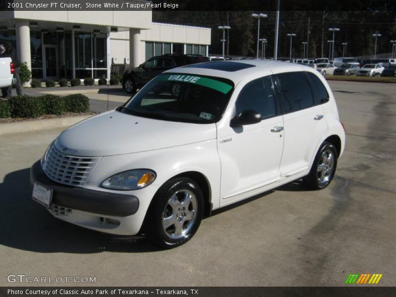 Stone White / Taupe/Pearl Beige 2001 Chrysler PT Cruiser