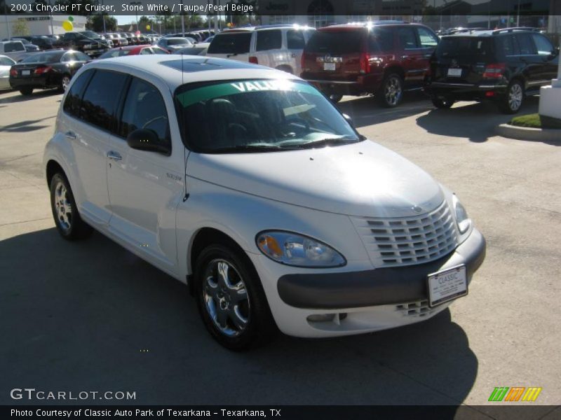 Stone White / Taupe/Pearl Beige 2001 Chrysler PT Cruiser