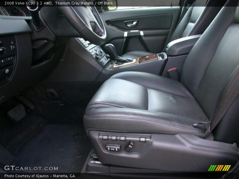 Titanium Gray Metallic / Off Black 2008 Volvo XC90 3.2 AWD
