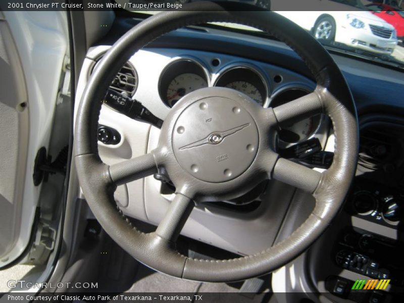 Stone White / Taupe/Pearl Beige 2001 Chrysler PT Cruiser