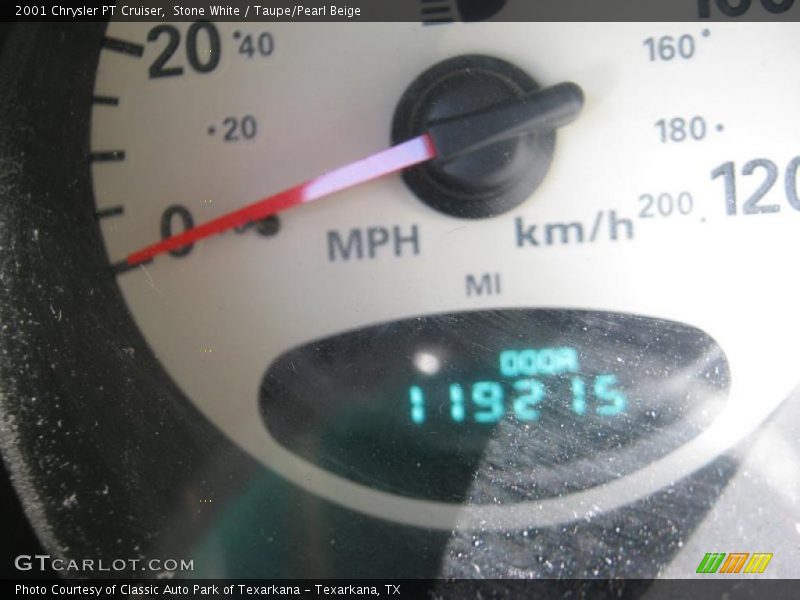 Stone White / Taupe/Pearl Beige 2001 Chrysler PT Cruiser