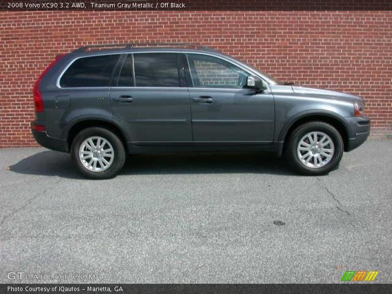 Titanium Gray Metallic / Off Black 2008 Volvo XC90 3.2 AWD