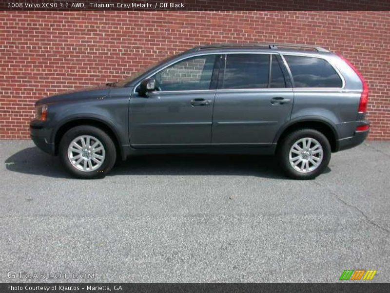 Titanium Gray Metallic / Off Black 2008 Volvo XC90 3.2 AWD