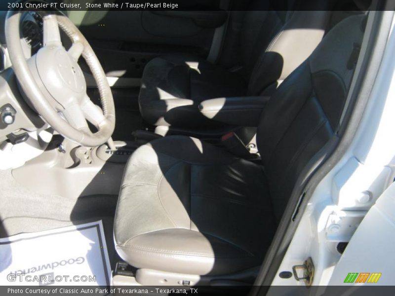 Stone White / Taupe/Pearl Beige 2001 Chrysler PT Cruiser