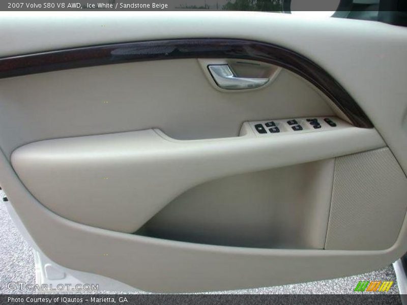 Ice White / Sandstone Beige 2007 Volvo S80 V8 AWD