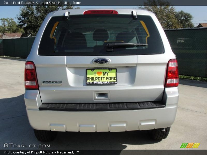 Ingot Silver Metallic / Stone 2011 Ford Escape XLS