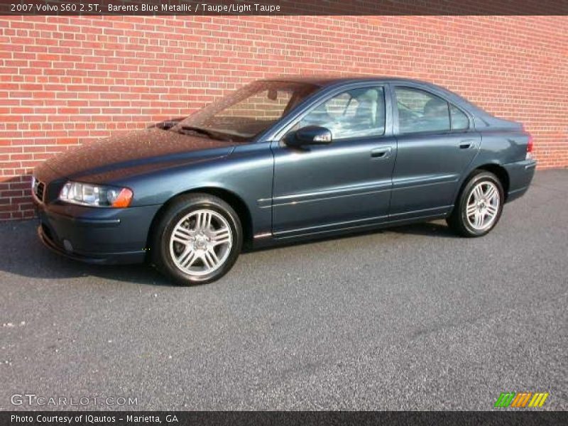 Barents Blue Metallic / Taupe/Light Taupe 2007 Volvo S60 2.5T