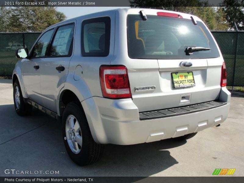 Ingot Silver Metallic / Stone 2011 Ford Escape XLS