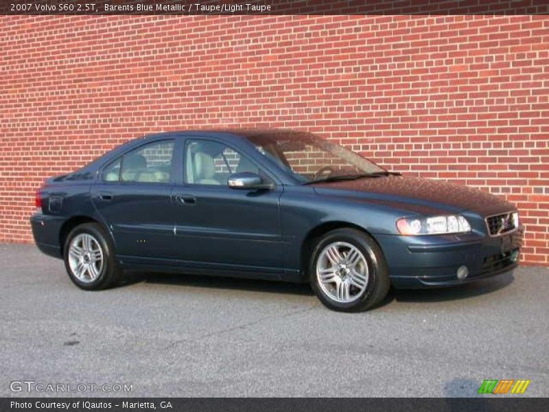 Barents Blue Metallic / Taupe/Light Taupe 2007 Volvo S60 2.5T