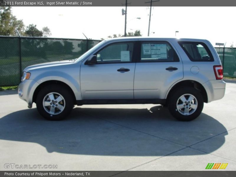 Ingot Silver Metallic / Stone 2011 Ford Escape XLS