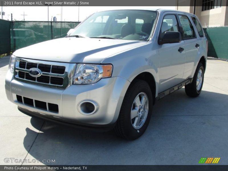 Ingot Silver Metallic / Stone 2011 Ford Escape XLS