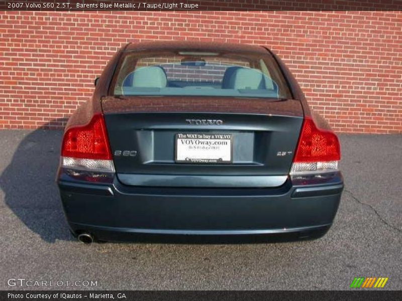 Barents Blue Metallic / Taupe/Light Taupe 2007 Volvo S60 2.5T