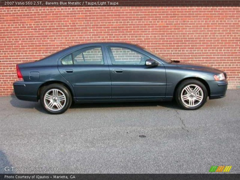 Barents Blue Metallic / Taupe/Light Taupe 2007 Volvo S60 2.5T