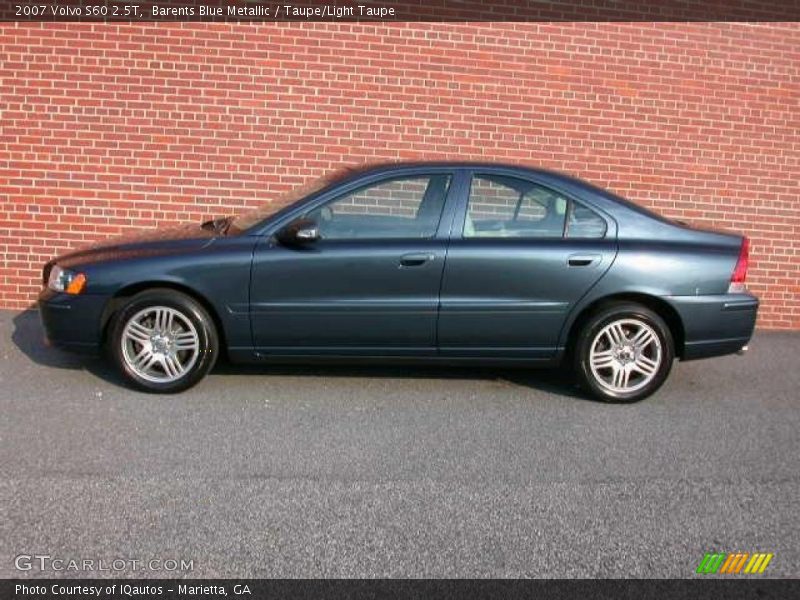 Barents Blue Metallic / Taupe/Light Taupe 2007 Volvo S60 2.5T