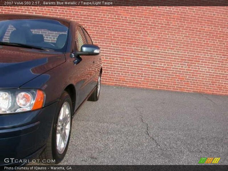 Barents Blue Metallic / Taupe/Light Taupe 2007 Volvo S60 2.5T