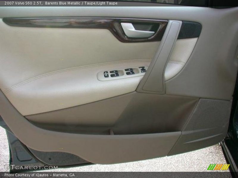 Barents Blue Metallic / Taupe/Light Taupe 2007 Volvo S60 2.5T