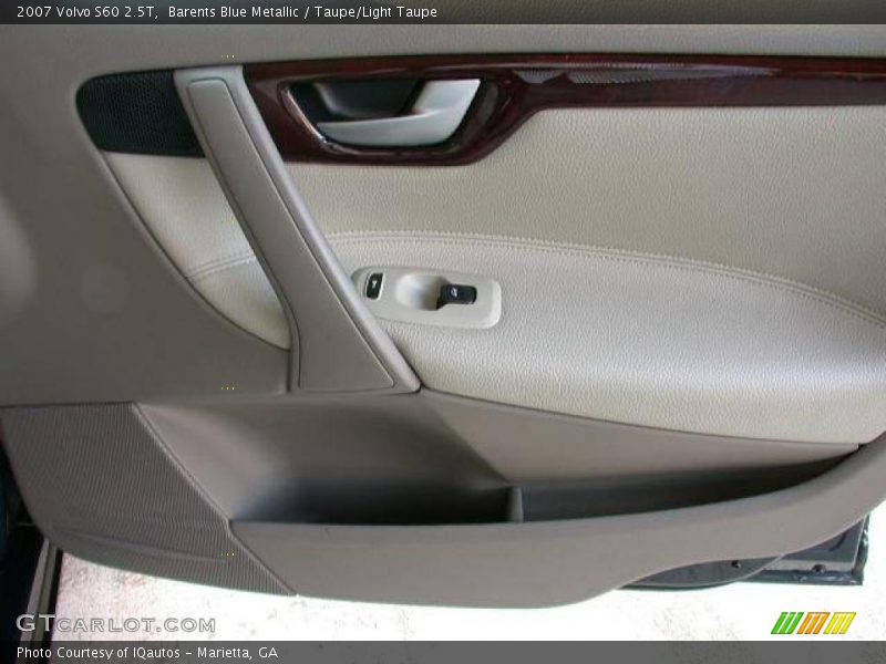 Barents Blue Metallic / Taupe/Light Taupe 2007 Volvo S60 2.5T