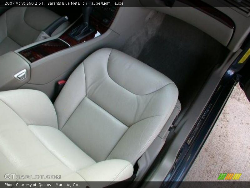 Barents Blue Metallic / Taupe/Light Taupe 2007 Volvo S60 2.5T