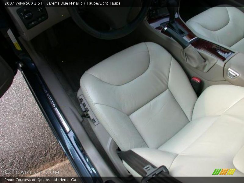 Barents Blue Metallic / Taupe/Light Taupe 2007 Volvo S60 2.5T