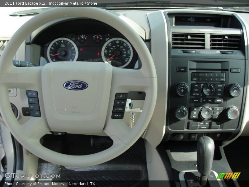 Ingot Silver Metallic / Stone 2011 Ford Escape XLS
