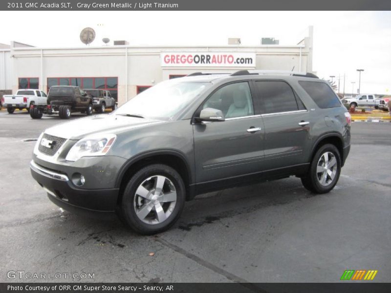 Gray Green Metallic / Light Titanium 2011 GMC Acadia SLT