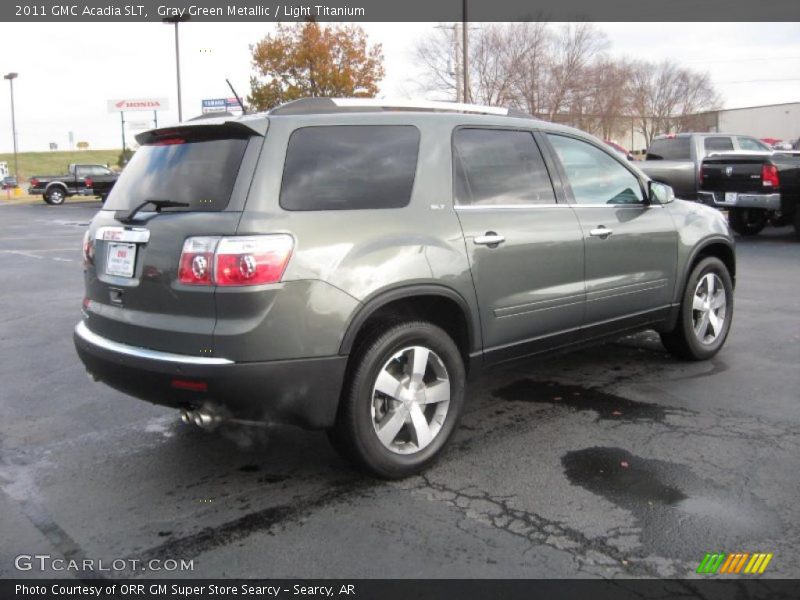 Gray Green Metallic / Light Titanium 2011 GMC Acadia SLT