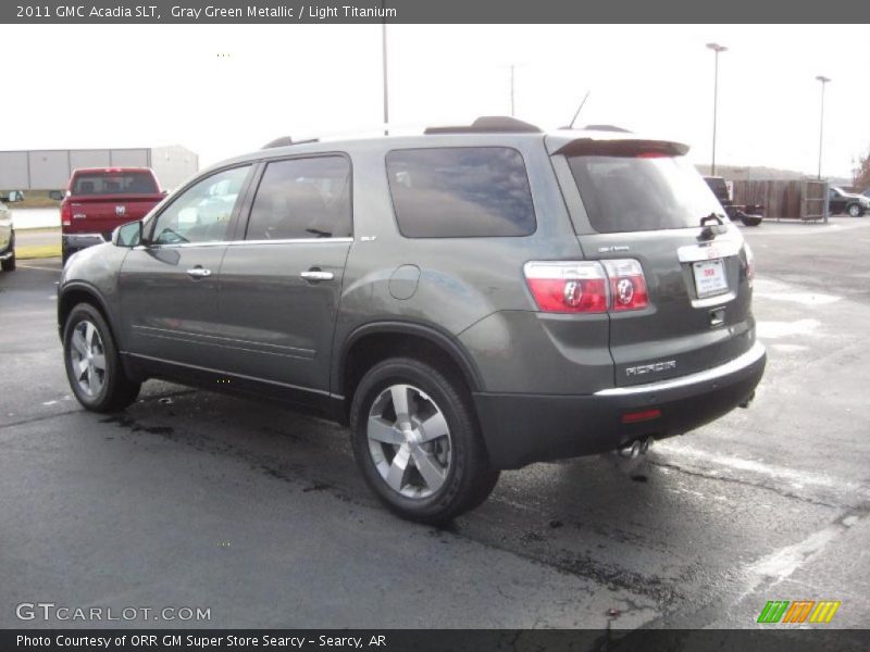 Gray Green Metallic / Light Titanium 2011 GMC Acadia SLT