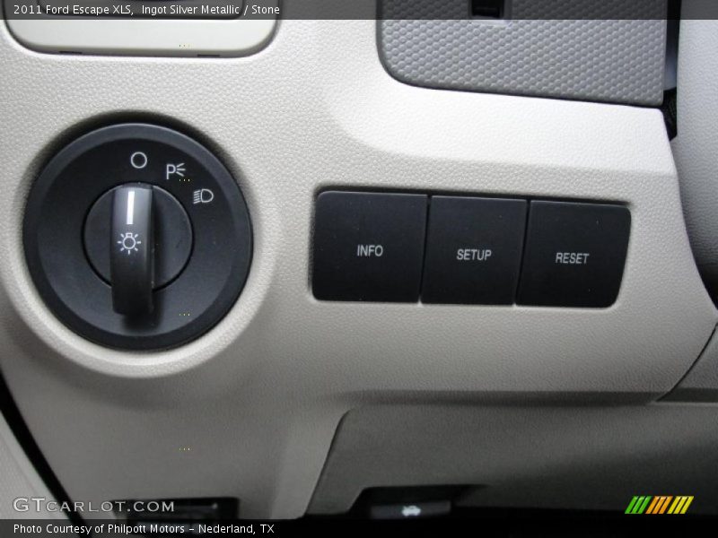 Ingot Silver Metallic / Stone 2011 Ford Escape XLS