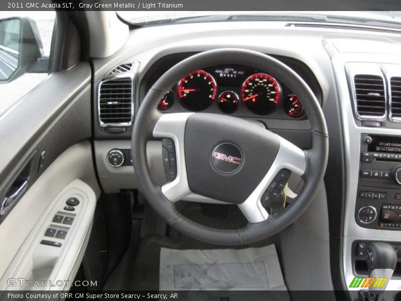 Gray Green Metallic / Light Titanium 2011 GMC Acadia SLT