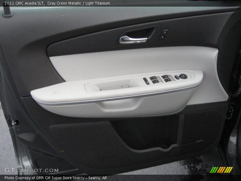 Gray Green Metallic / Light Titanium 2011 GMC Acadia SLT