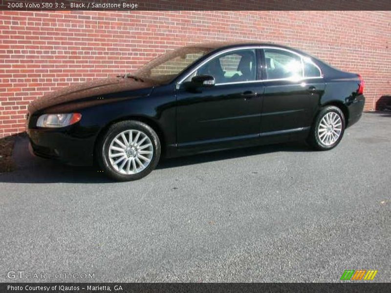 Black / Sandstone Beige 2008 Volvo S80 3.2