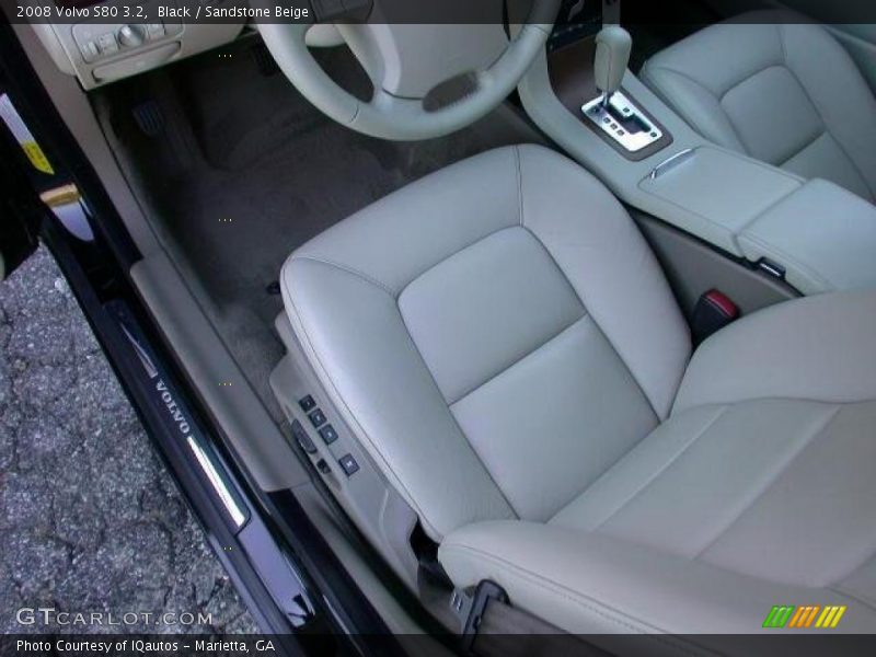 Black / Sandstone Beige 2008 Volvo S80 3.2