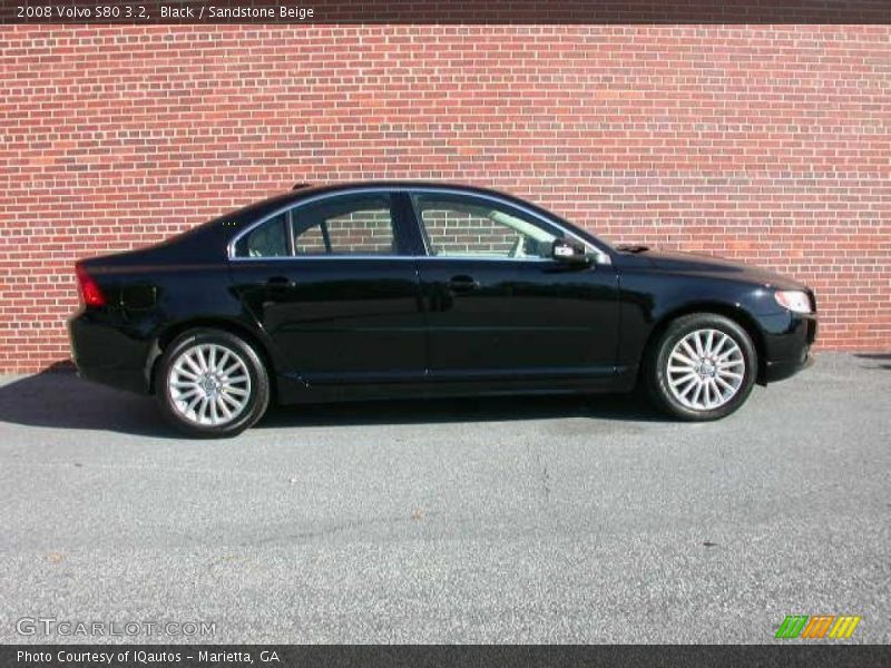 Black / Sandstone Beige 2008 Volvo S80 3.2