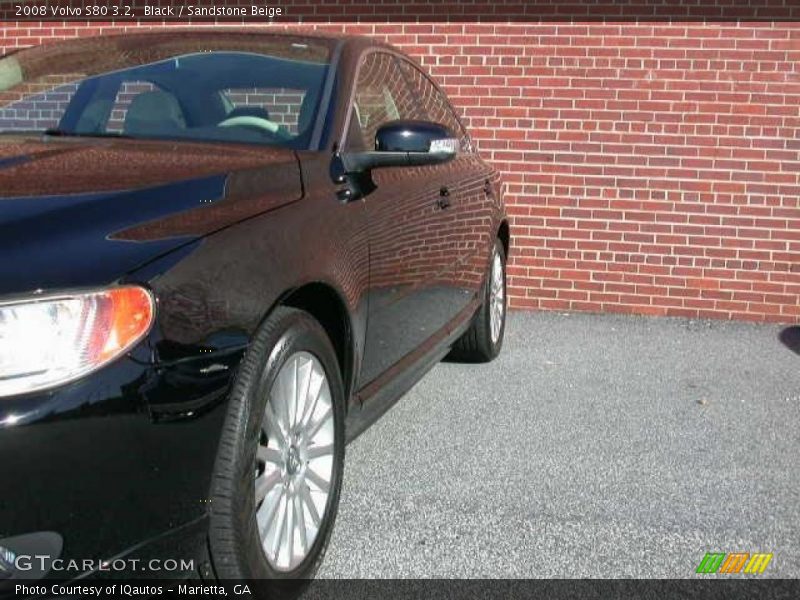 Black / Sandstone Beige 2008 Volvo S80 3.2