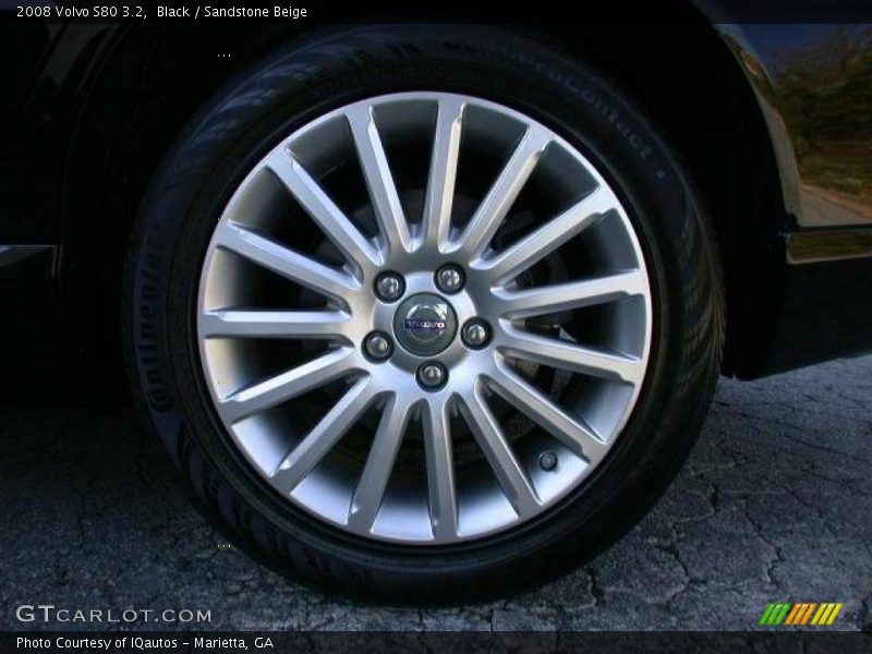 Black / Sandstone Beige 2008 Volvo S80 3.2
