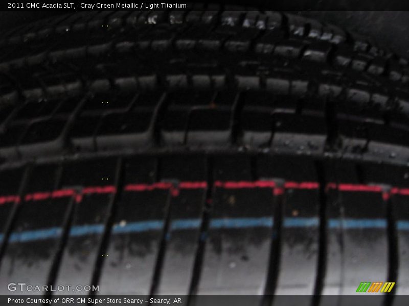 Gray Green Metallic / Light Titanium 2011 GMC Acadia SLT